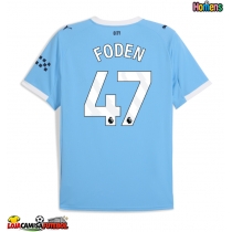 Camisa de Futebol Manchester City Phil Foden #47 Equipamento Principal 2025-26 Manga Curta